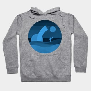 Minimalist Arrakis, Midnight Hoodie